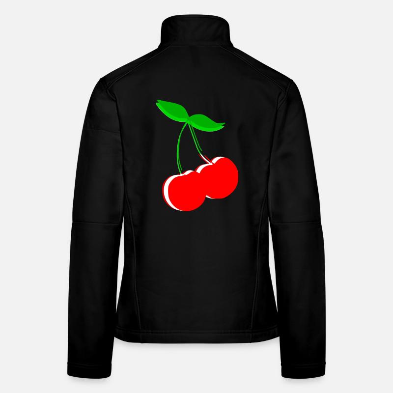 Cherry Retro Fruit Fruit Gift Gift Idea Women's Softshell Jacket