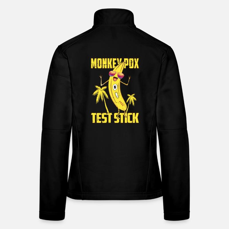 Affenpocken Teststäbchen Frauen Softshelljacke