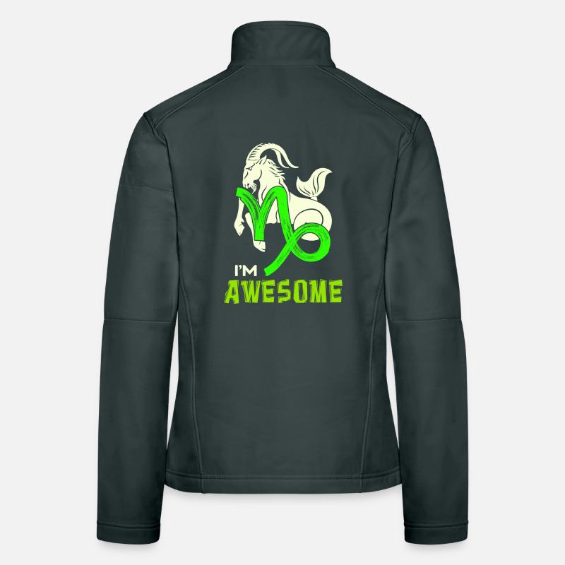 Cool Steinbock Statement Tierkreiszeichen Esoterik Frauen Softshelljacke