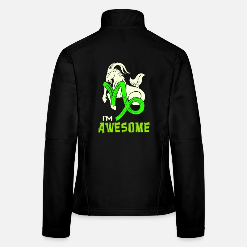 Cool Steinbock Statement Tierkreiszeichen Esoterik Frauen Softshelljacke