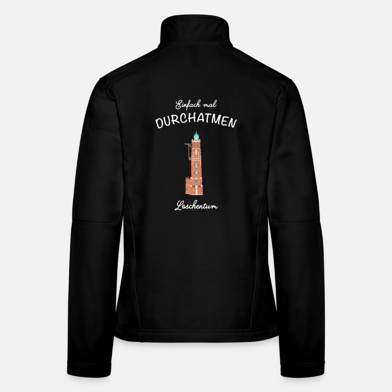 Bremerhaven, phare Loschenturm Veste en tissu softshell Femme