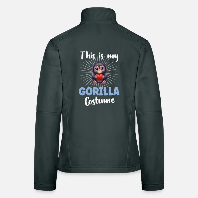 Gorilla Monkey Women's Softshell Jacket