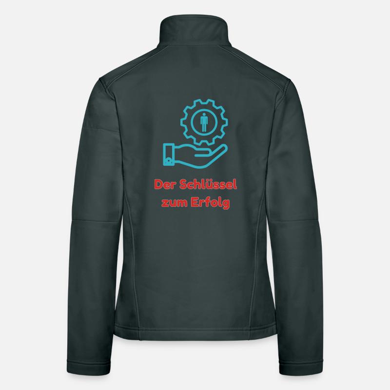 La clé du succès Veste en tissu softshell Femme