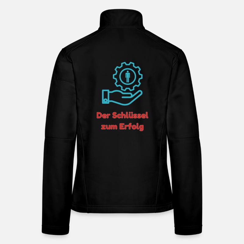 La clé du succès Veste en tissu softshell Femme