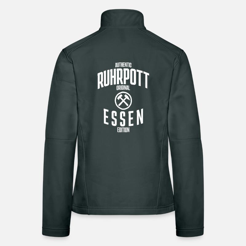 Authentique édition originale de la Ruhrpott à Essen Veste en tissu softshell Femme