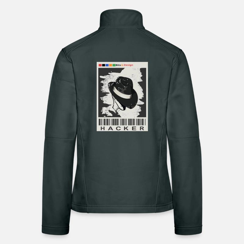 Hacker wanted Women's Softshell Jacket