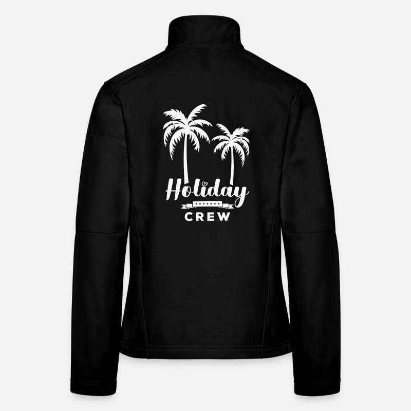 Urlaubscrew Palmendesign Frauen Softshelljacke