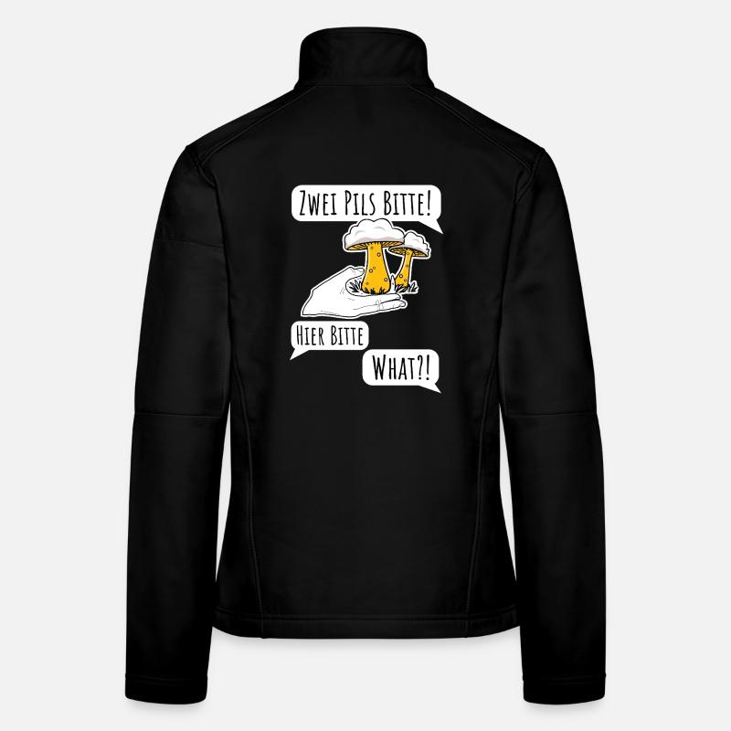 Ordering beer is not easy! Pilsner or mushroom? Women's Softshell Jacket