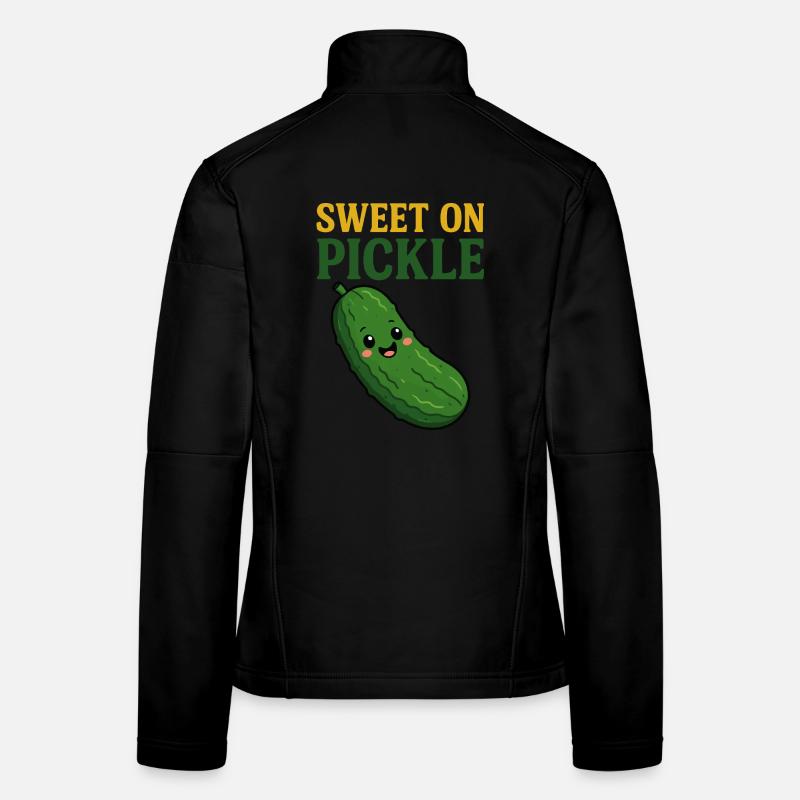 Süß auf Gurke Frauen Softshelljacke