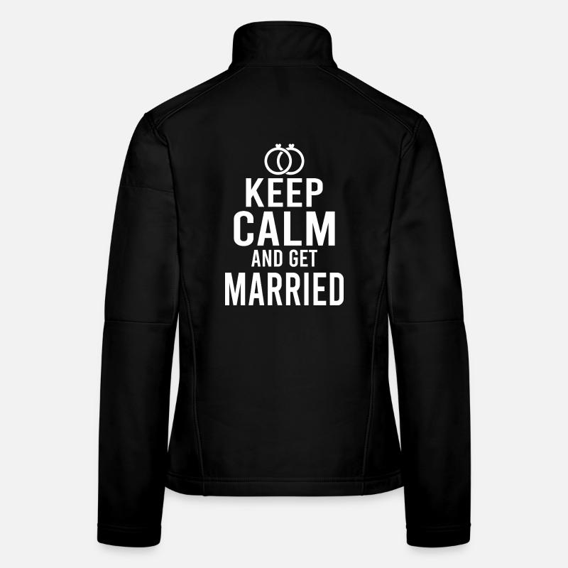 Wedding Wedding Anniversary Anniversary Wedding Sayings - Women's Softshell Jacket - black