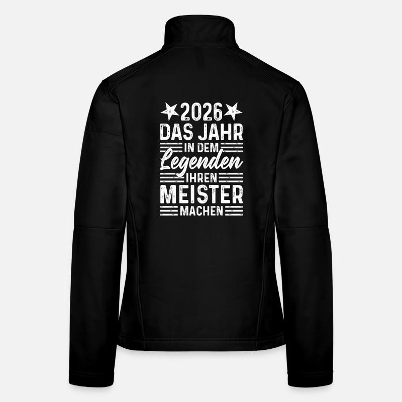 2026 L’année où les légendes font leur maître Veste en tissu softshell Femme