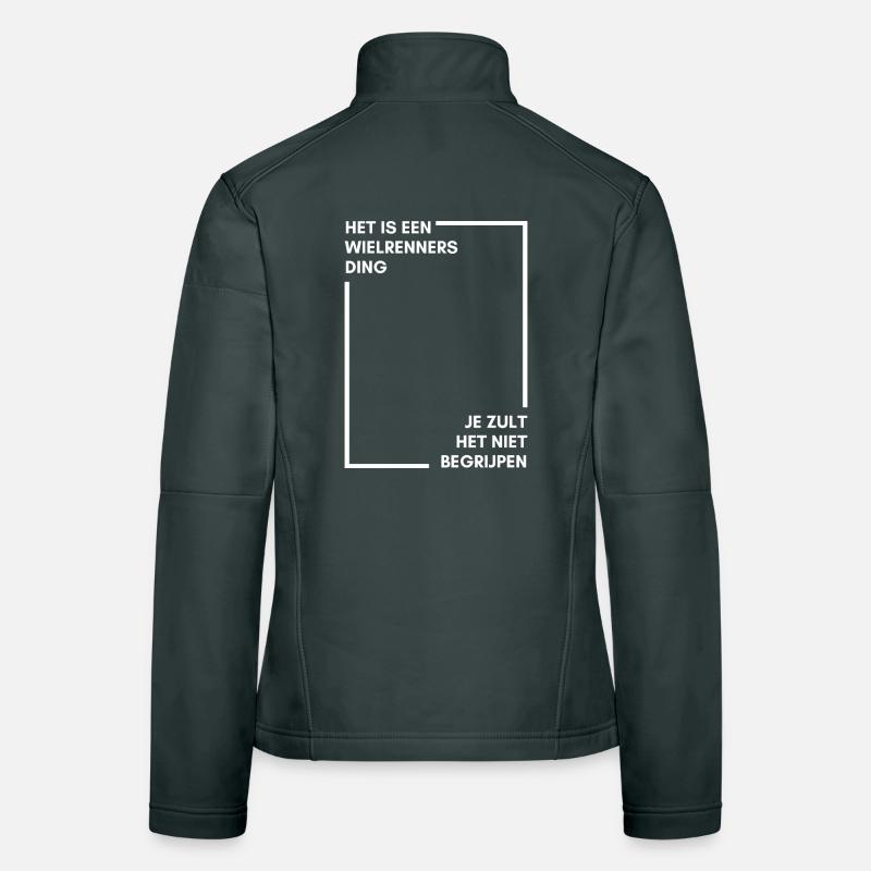 Le cyclisme : vous ne comprendrez pas Veste en tissu softshell Femme