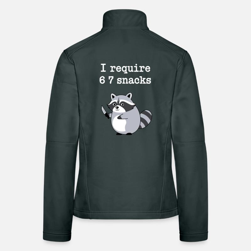 6-7 Internet Meme Cooler 6 7 Waschbär Frauen Softshelljacke