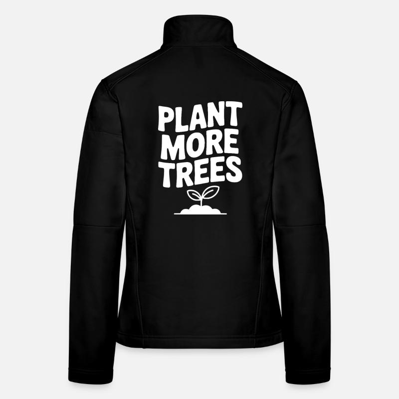 Plantez plus d’arbres Veste en tissu softshell Femme