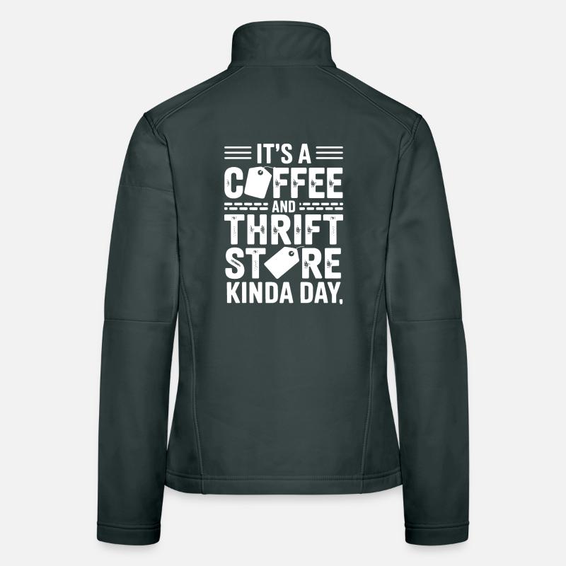 Coffee Thrift Store Kind Day Tee Women's Softshell Jacket