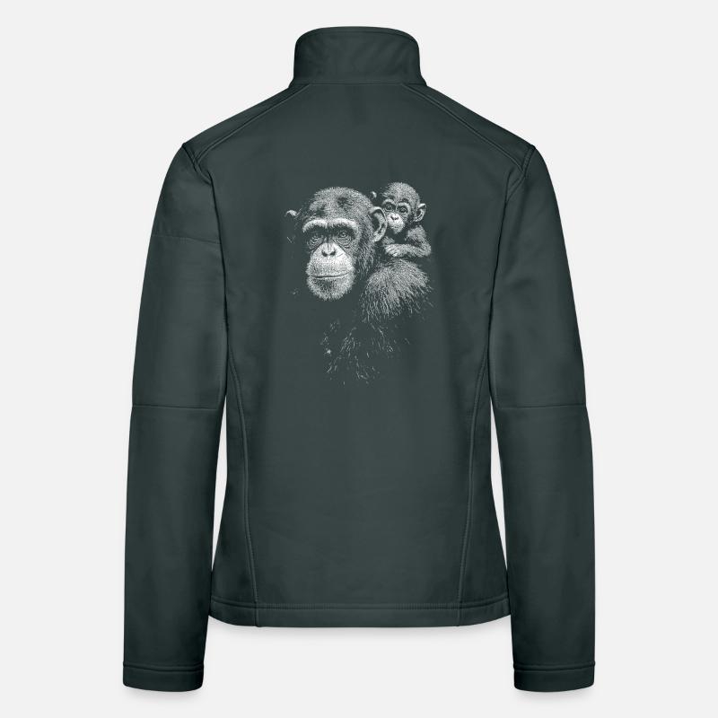 Chimpanzee Women's Softshell Jacket