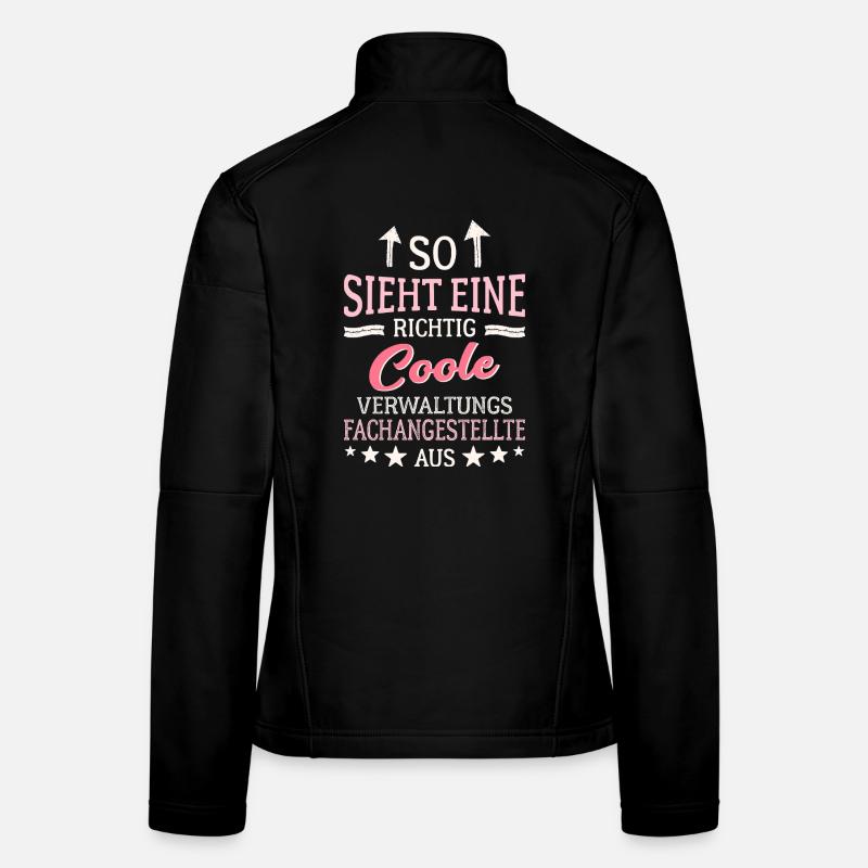 Assistants administratifs cool Veste en tissu softshell Femme