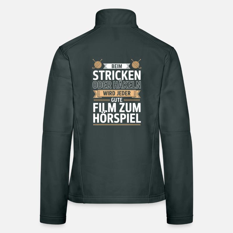 Beim Stricken oder Häkeln Hörspiel Frauen Softshelljacke