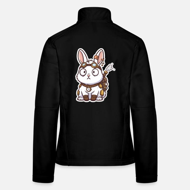 Steampunk Bunny Messenger Rucksack Steam Frauen Softshelljacke