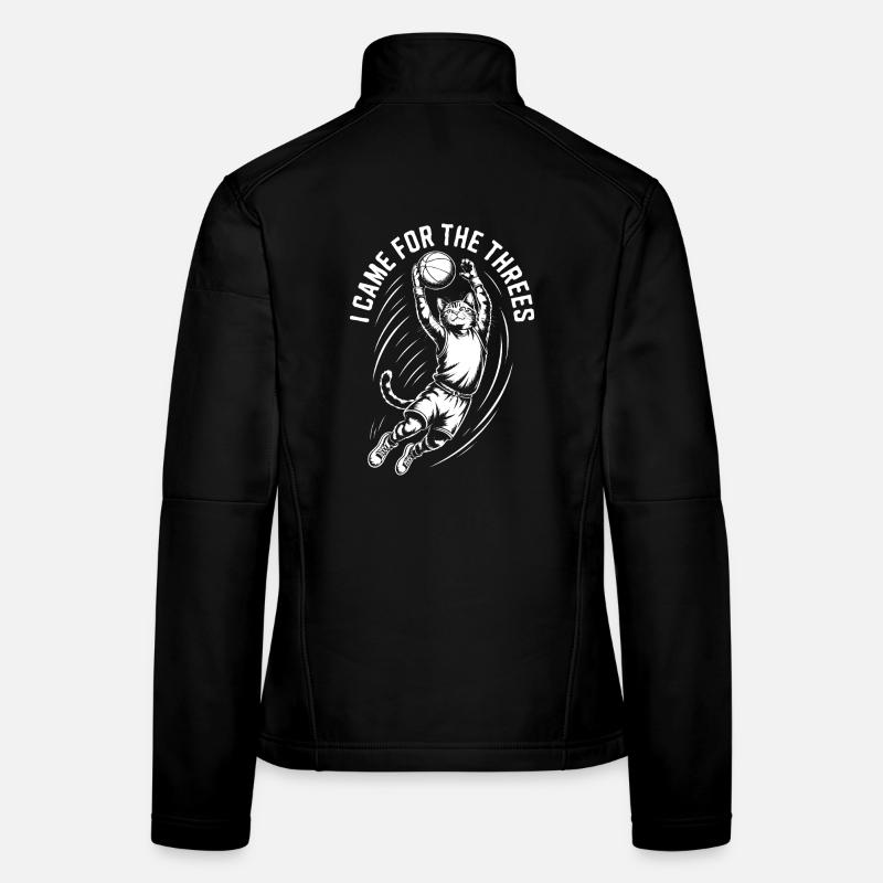 Boule de tir à chat Veste en tissu softshell Femme