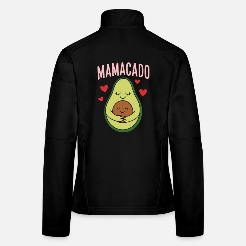 Mamacado Shirt Mama Geschenk Muttertag lustig Frauen Softshelljacke