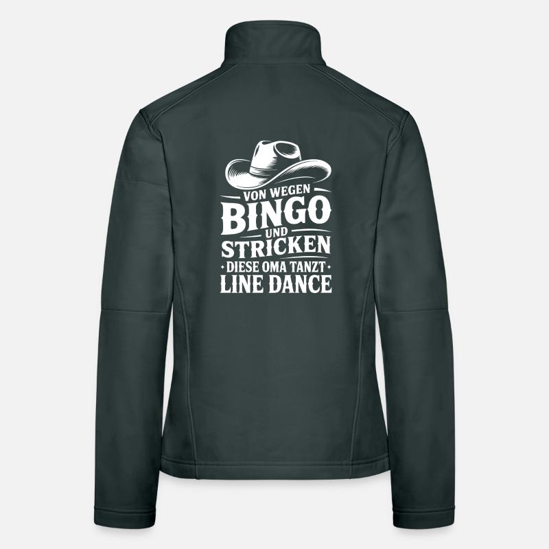 Oma Line Dance Frauen Softshelljacke