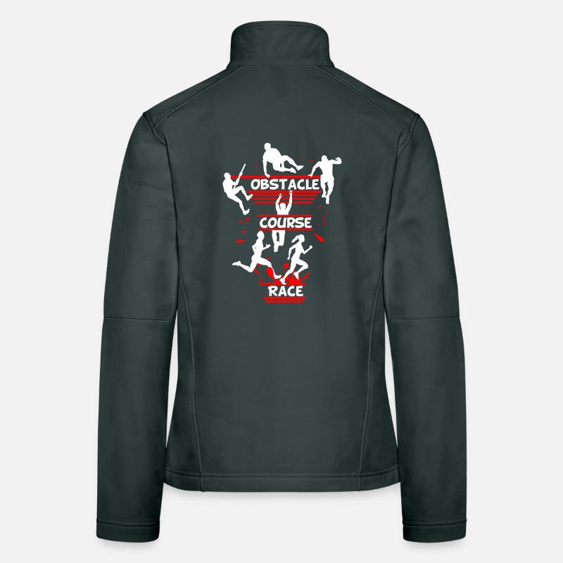 Course d’obstacles – Conception d’obstacles en ligne Veste en tissu softshell Femme