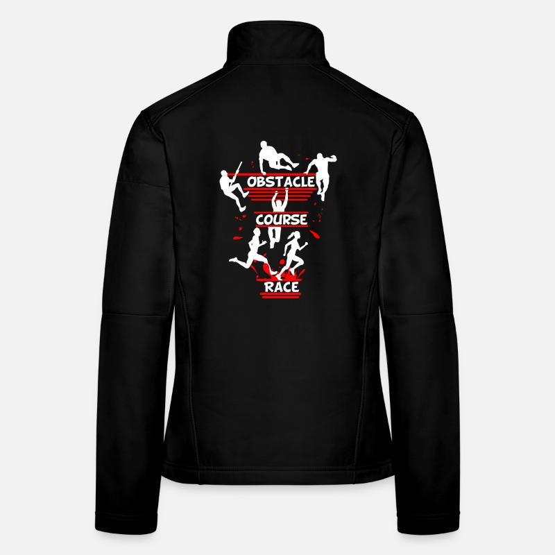 Course d’obstacles – Conception d’obstacles en ligne Veste en tissu softshell Femme