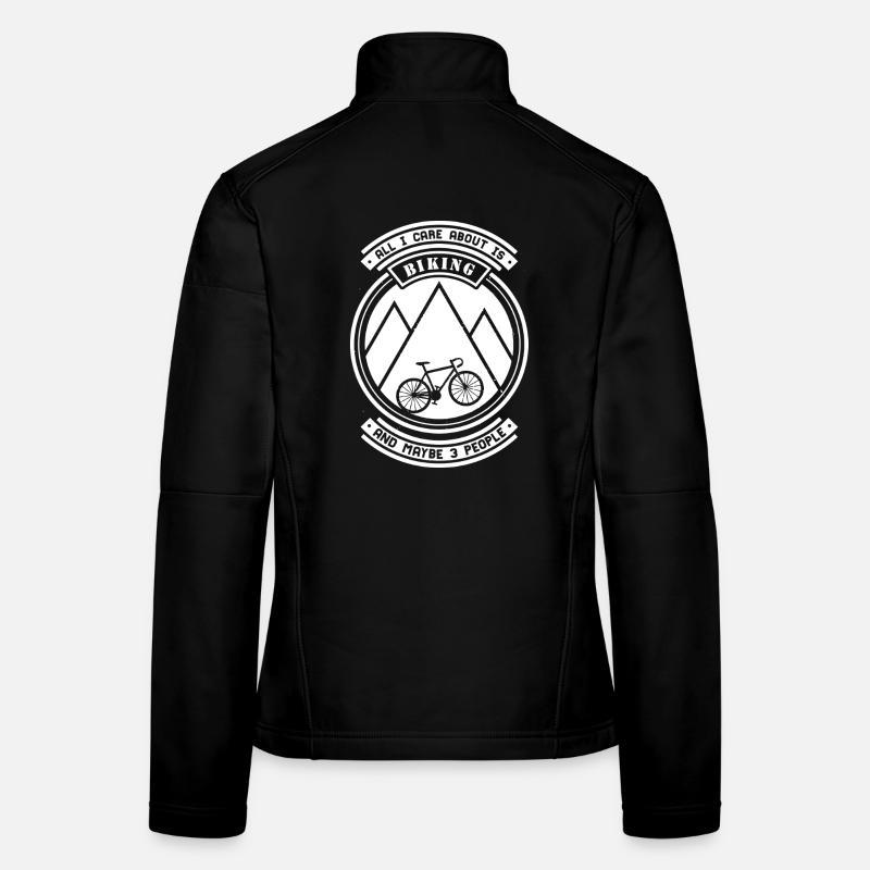 Biking - Cycling - Mountain biking - Women's Softshell Jacket - black