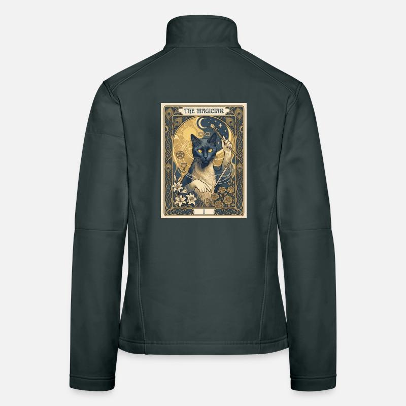Cat, le magicien Veste en tissu softshell Femme