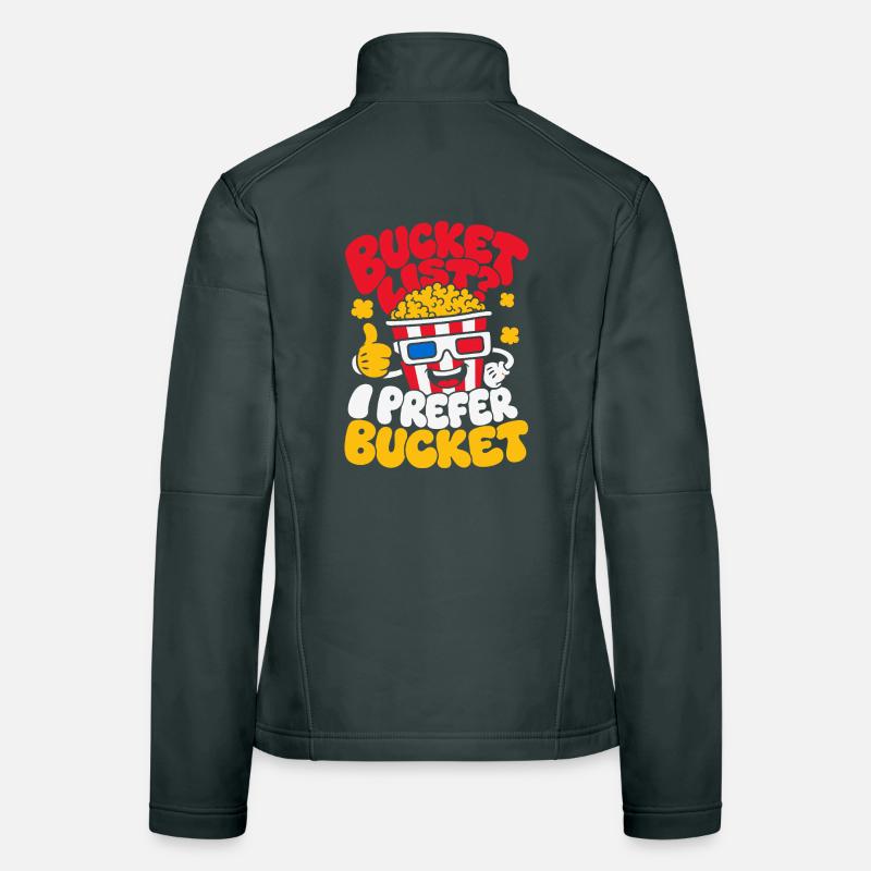 May The Popcorn Be With You Frauen Softshelljacke