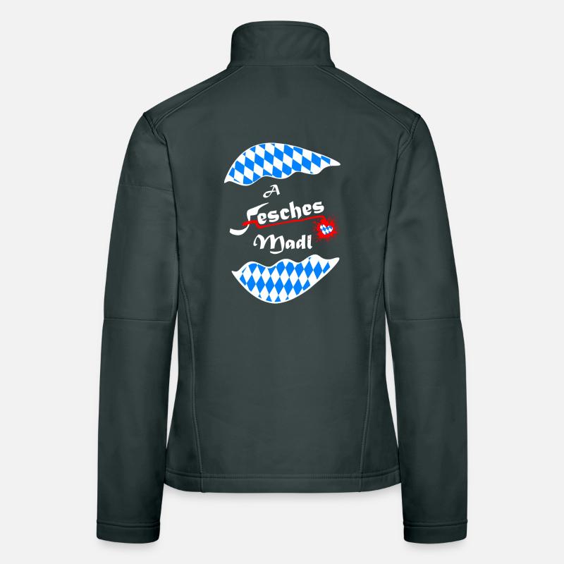  Herz Bavarian Design Frauen Softshelljacke