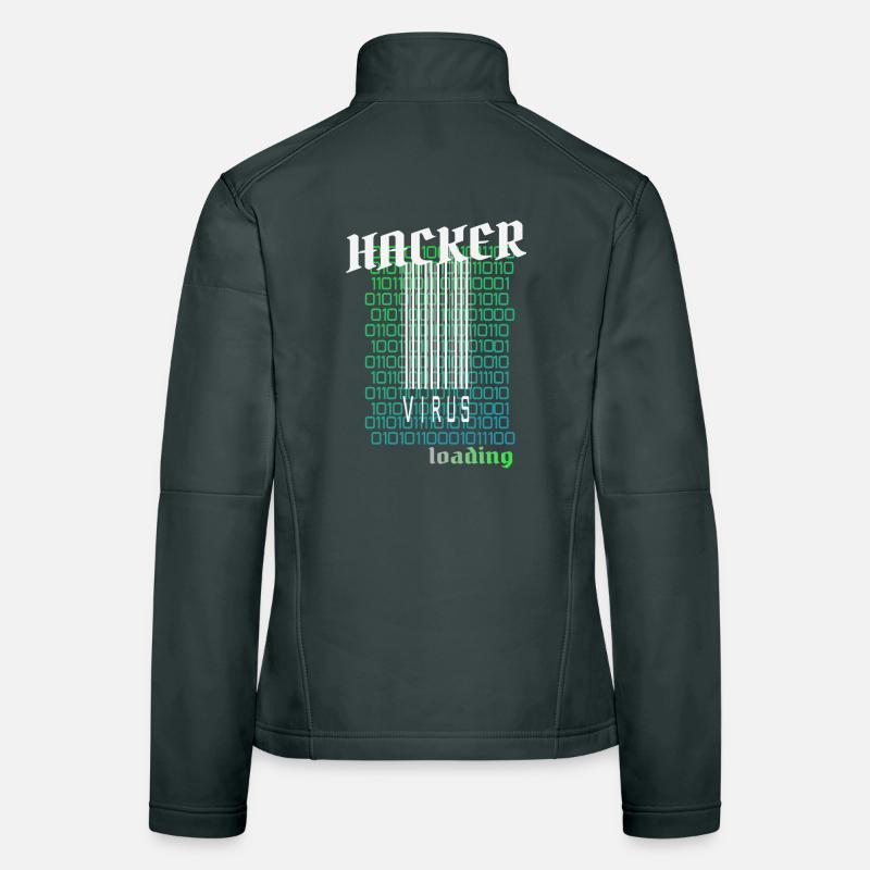 Anonymous, hacker Women's Softshell Jacket