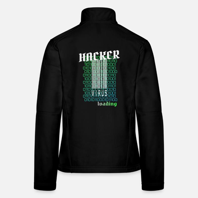 Anonymous, hacker Women's Softshell Jacket