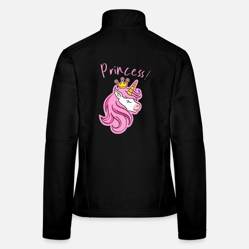 Majestic unicorn crown print Women's Softshell Jacket