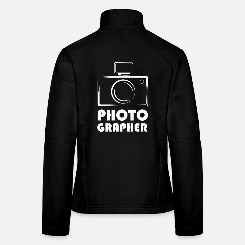 photographer photos symbol gift icon Logo camera Frauen Softshelljacke