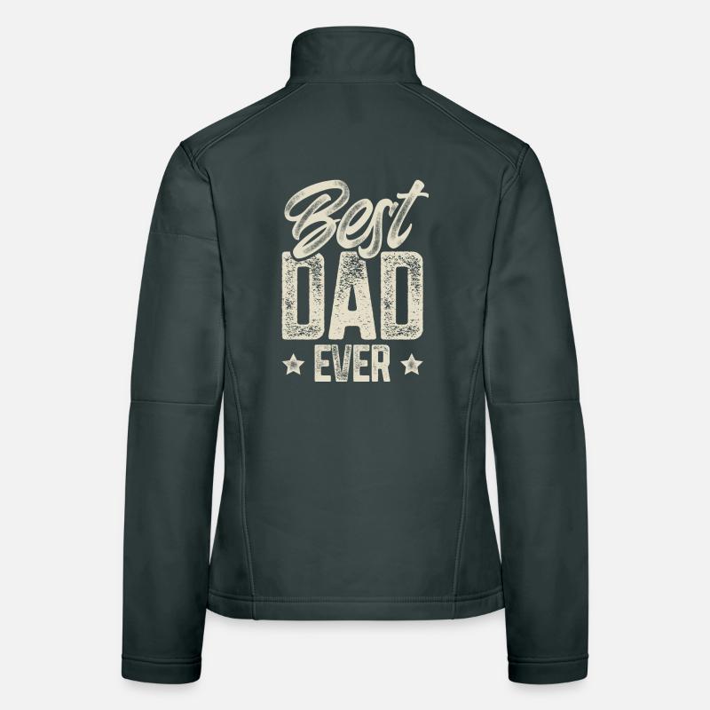 Papa Vater Vatertag Bester Papa Frauen Softshelljacke