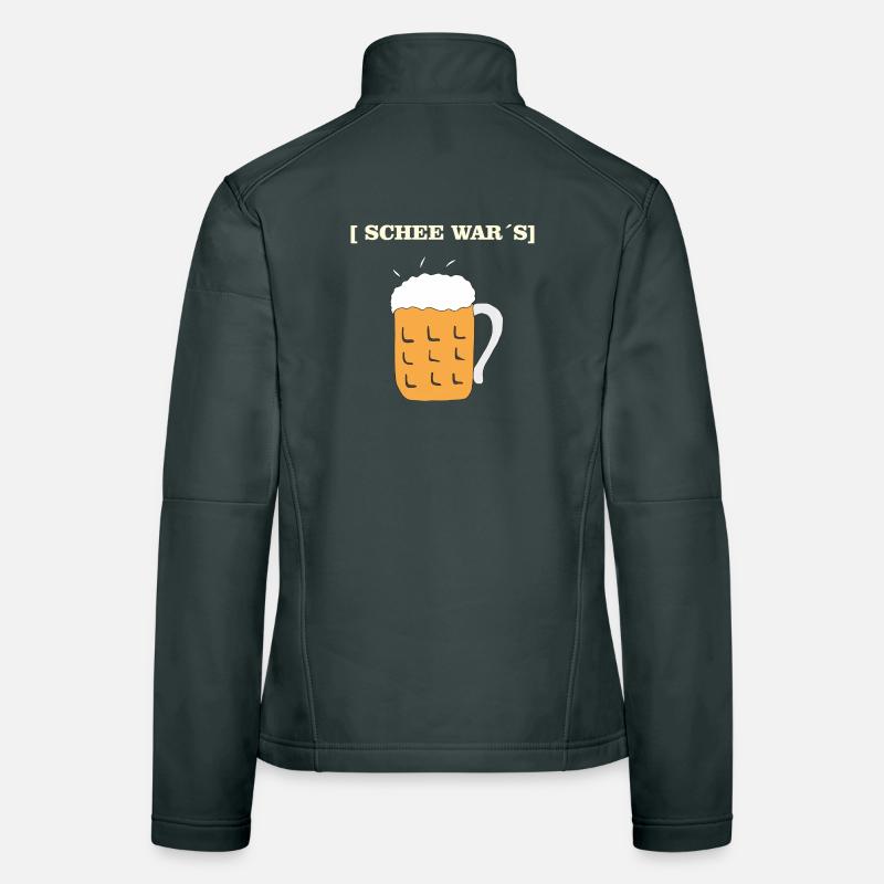 SCHEE WARS BIERKRUG Frauen Softshelljacke