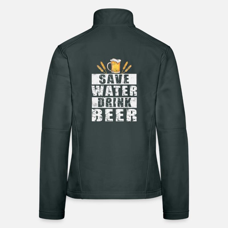 Bière Veste en tissu softshell Femme