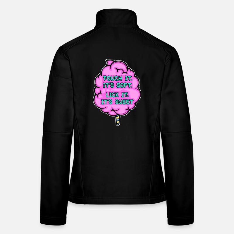 Sweets Sugar Sweet Tooth Delicious Statement Women's Softshell Jacket