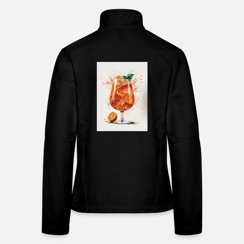 Sprizz Illustration  Frauen Softshelljacke