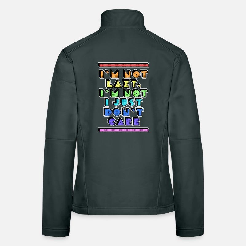 Anyway, cool saying, attitude doesn't matter to me Women's Softshell Jacket