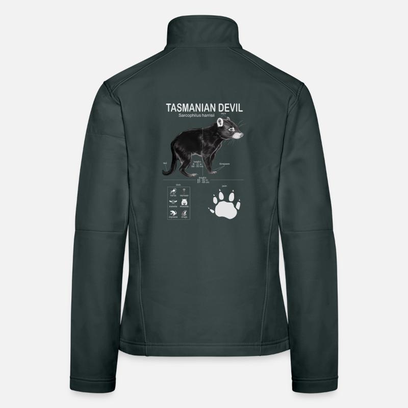 Diable de Tasmanie Veste en tissu softshell Femme