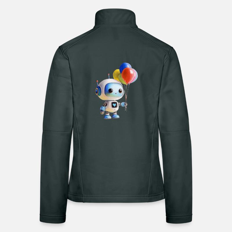 Roboter Luftballon Frauen Softshelljacke