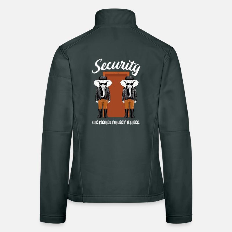 Security Elefanten Frauen Softshelljacke
