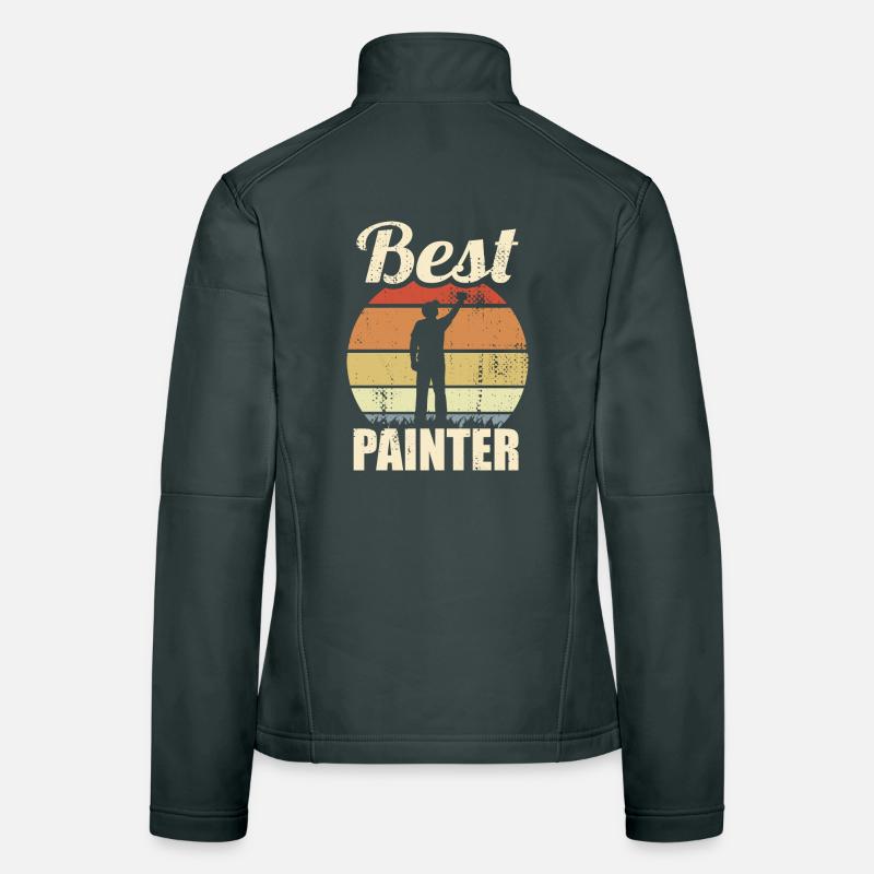 Meilleur peintre Veste en tissu softshell Femme