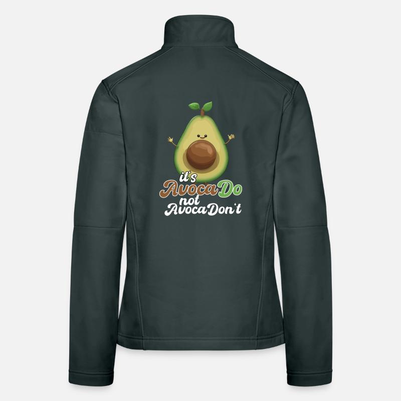 Avocado witzig positiv Optimismus Geschenk Frauen Softshelljacke