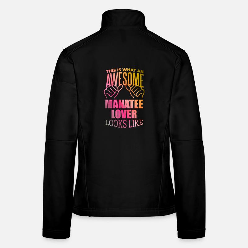 lamantin Veste en tissu softshell Femme