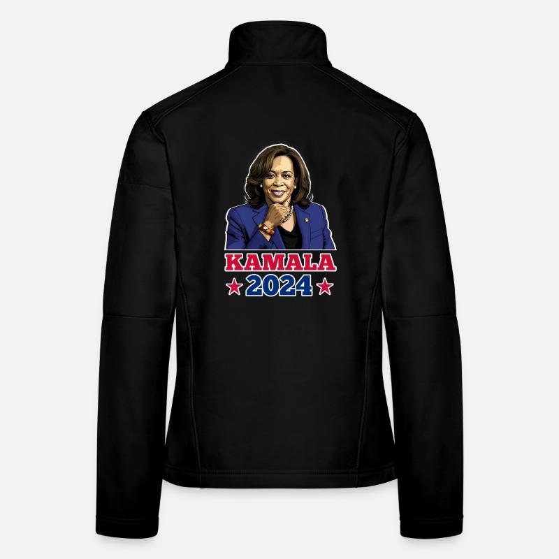 KAMALA 2024, KAMALA HARRIS FOR PRESIDENT Women's Softshell Jacket