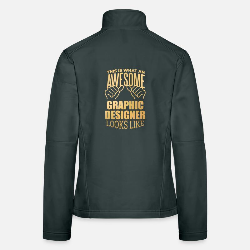 Graphic Designer Women's Softshell Jacket